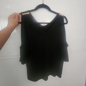 Shoulder cut blouse - petite size